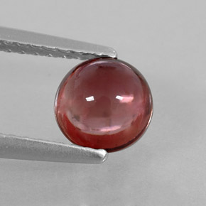 1.15 ct Multicolor Tourmaline Stone, Natural Tourmaline in Round Cabochon Shape for Sale