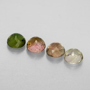 Tourmaline Gemstone in 4.6 mm Size for Sale, Tourmaline Stone in Multicolor Color