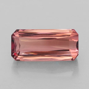 3.29 ct Pink Tourmaline Gemstone, Tourmaline Gem in Octagon / Scissor Cut Shape for Sale.