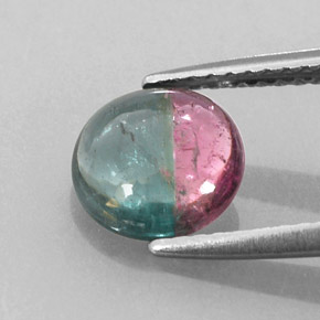 Tourmaline Gemstone in 8 mm (calibrated) Size for Sale, Tourmaline Stone in Watermelon Color
