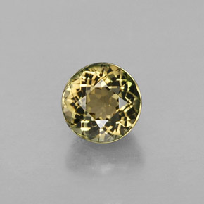 0.92 ct Multicolor Tourmaline Gemstone, Tourmaline Gem in Round Facet Shape for Sale.