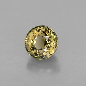0.92 ct Multicolor Tourmaline Stone, Natural Tourmaline in Round Facet Shape for Sale