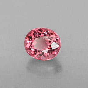 0.73 ct Pink Tourmaline Stone, Natural Tourmaline in Oval Facet Shape for Sale