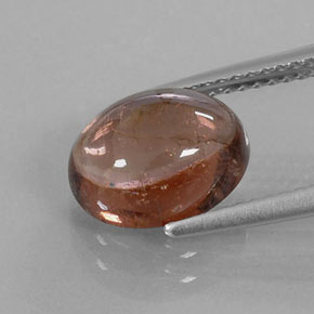 Tourmaline Gemstone in 10 x 8 mm (calibrated) Size for Sale, Tourmaline Stone in Orange Brown Color
