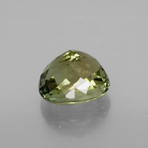 Tourmaline Gemstone in 7.7 x 6.7 mm Size for Sale, Tourmaline Stone in Yellow Green Color