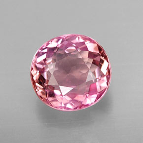 2.38 ct Pink Tourmaline Gemstone, Tourmaline Gem in Oval Facet Shape for Sale.