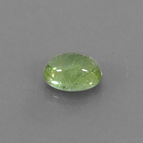 0.99 ct Green Tourmaline Gemstone, Tourmaline Gem in Oval Cabochon Shape for Sale.