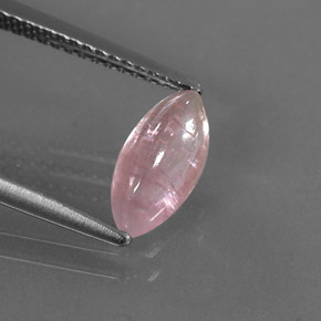 1.32 ct Pink Tourmaline Stone, Natural Tourmaline in Marquise Cabochon Shape for Sale