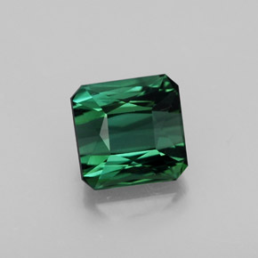 1.84 ct Green Tourmaline Gemstone, Tourmaline Gem in Octagon / Scissor Cut Shape for Sale.