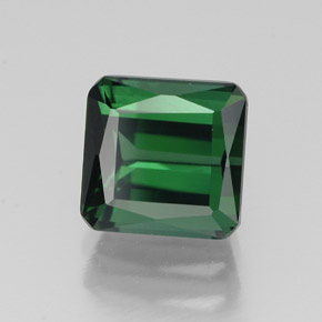 2.08 ct Green Tourmaline Gemstone, Tourmaline Gem in Octagon / Scissor Cut Shape for Sale.