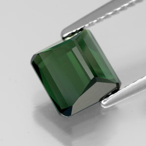 Tourmaline Gemstone in 6.9 x 6.8 mm Size for Sale, Tourmaline Stone in Green Color