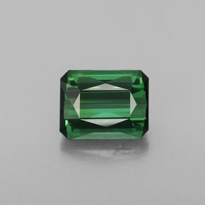1.68 ct Green Tourmaline Gemstone, Tourmaline Gem in Octagon / Scissor Cut Shape for Sale.