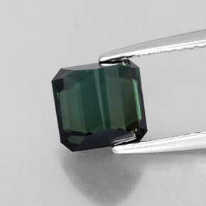 Tourmaline Gemstone in 6.8 x 6.4 mm Size for Sale, Tourmaline Stone in Green Color