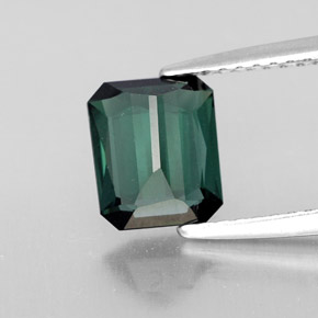 Tourmaline Gemstone in 7.5 x 6.4 mm Size for Sale, Tourmaline Stone in Blue Green Color