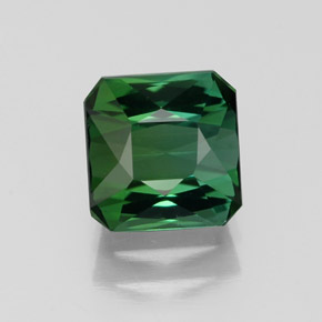 1.77 ct Green Tourmaline Gemstone, Tourmaline Gem in Octagon / Scissor Cut Shape for Sale.