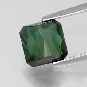 Tourmaline Gemstone in 6.8 x 6.7 mm Size for Sale, Tourmaline Stone in Green Color