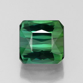 1.77 ct Green Tourmaline Gemstone, Tourmaline Gem in Octagon / Scissor Cut Shape for Sale.