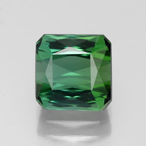 1.84 ct Green Tourmaline Gemstone, Tourmaline Gem in Octagon / Scissor Cut Shape for Sale.
