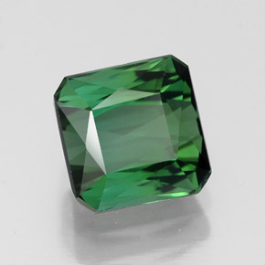 1.84 ct Green Tourmaline Stone, Natural Tourmaline in Octagon / Scissor Cut Shape for Sale