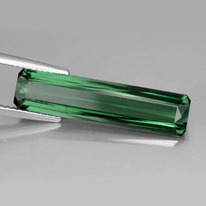 5.50 ct Green Tourmaline Stone, Natural Tourmaline in Octagon / Scissor Cut Shape for Sale