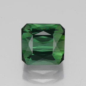 1.89 ct Green Tourmaline Gemstone, Tourmaline Gem in Octagon / Scissor Cut Shape for Sale.