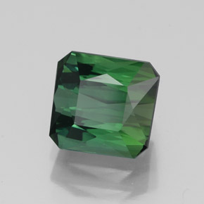 1.89 ct Green Tourmaline Stone, Natural Tourmaline in Octagon / Scissor Cut Shape for Sale