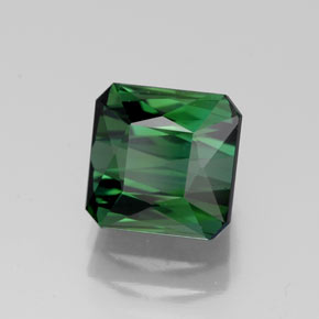 2.50 ct Green Tourmaline Stone, Natural Tourmaline in Octagon / Scissor Cut Shape for Sale