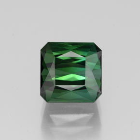 2.27 ct Green Tourmaline Gemstone, Tourmaline Gem in Octagon / Scissor Cut Shape for Sale.