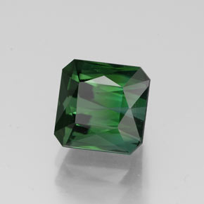 2.27 ct Green Tourmaline Stone, Natural Tourmaline in Octagon / Scissor Cut Shape for Sale