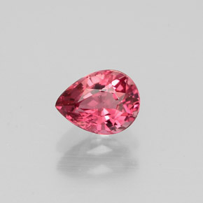 0.60 ct Pink Tourmaline Gemstone, Tourmaline Gem in Pear Facet Shape for Sale.