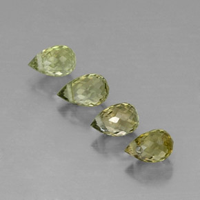 0.3ct Briolette with Hole Green Tourmaline for sale thumb image of 0.3ct Briolette with Hole Green Tourmaline (ID: 320770)