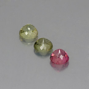 Tourmaline Gemstone in 4.8 mm Size for Sale, Tourmaline Stone in Multicolor Color