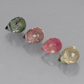 Tourmaline Gemstone in 5.6 x 4.2 mm Size for Sale, Tourmaline Stone in Multicolor Color