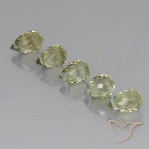Tourmaline Gemstones in 5.3 x 3.7 mm Size for Sale, Tourmaline Stones in Sage Green Color
