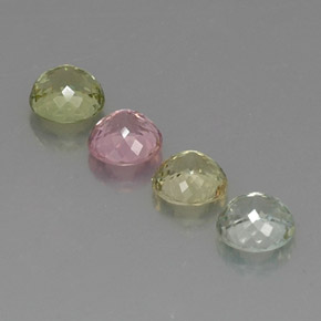 Tourmaline Gemstone in 5.5 mm Size for Sale, Tourmaline Stone in Multicolor Color