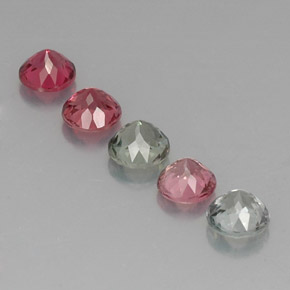 Tourmaline Gemstone in 5.4 mm Size for Sale, Tourmaline Stone in Multicolor Color