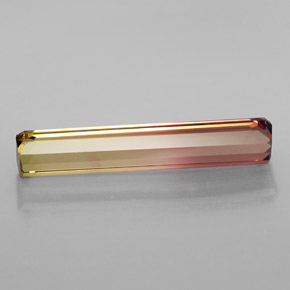 Tourmaline Gemstone in 22.2 x 4.2 mm Size for Sale, Tourmaline Stone in Bi-color Color