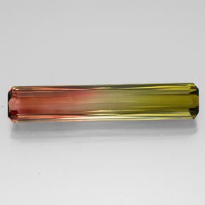13.96 ct Bi-color Tourmaline Gemstone, Tourmaline Gem in Octagon / Scissor Cut Shape for Sale.