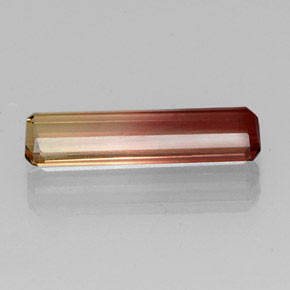 Tourmaline Gemstone in 17.7 x 4.4 mm Size for Sale, Tourmaline Stone in Bi-color Color