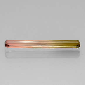 Tourmaline Gemstone in 26.8 x 3.4 mm Size for Sale, Tourmaline Stone in Bi-color Color