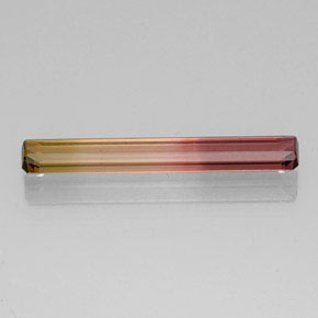 Tourmaline Gemstone in 24.1 x 3.4 mm Size for Sale, Tourmaline Stone in Bi-color Color