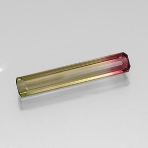 2.68 ct Multicolor Tourmaline Stone, Natural Tourmaline in Octagon Facet Shape for Sale