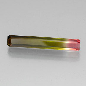 5.66 ct Multicolor Tourmaline Stone, Natural Tourmaline in Octagon Facet Shape for Sale