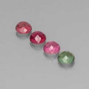 Tourmaline Gemstone in 4.3 mm Size for Sale, Tourmaline Stone in Multicolor Color