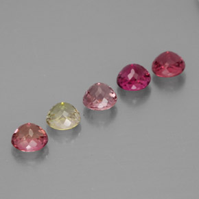 Tourmaline Gemstone in 4.3 mm Size for Sale, Tourmaline Stone in Multicolor Color