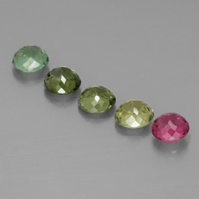 Tourmaline Gemstone in 4.7 mm Size for Sale, Tourmaline Stone in Multicolor Color