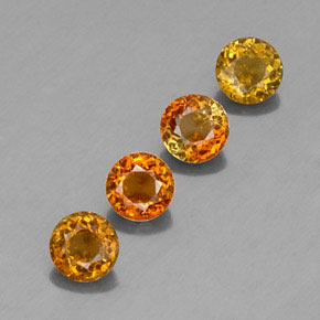 1.54 ct Multicolor Tourmaline Stone, Natural Tourmaline in Round Facet Shape for Sale