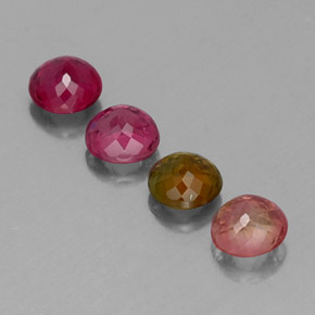 Tourmaline Gemstone in 4.6 mm Size for Sale, Tourmaline Stone in Multicolor Color
