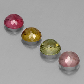 Tourmaline Gemstone in 5 mm (calibrated) Size for Sale, Tourmaline Stone in Multicolor Color