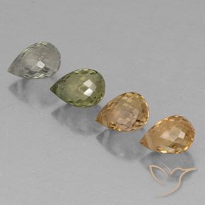 Tourmaline Gemstones in 6 x 4.1 mm Size for Sale, Tourmaline Stones in Multicolor Color